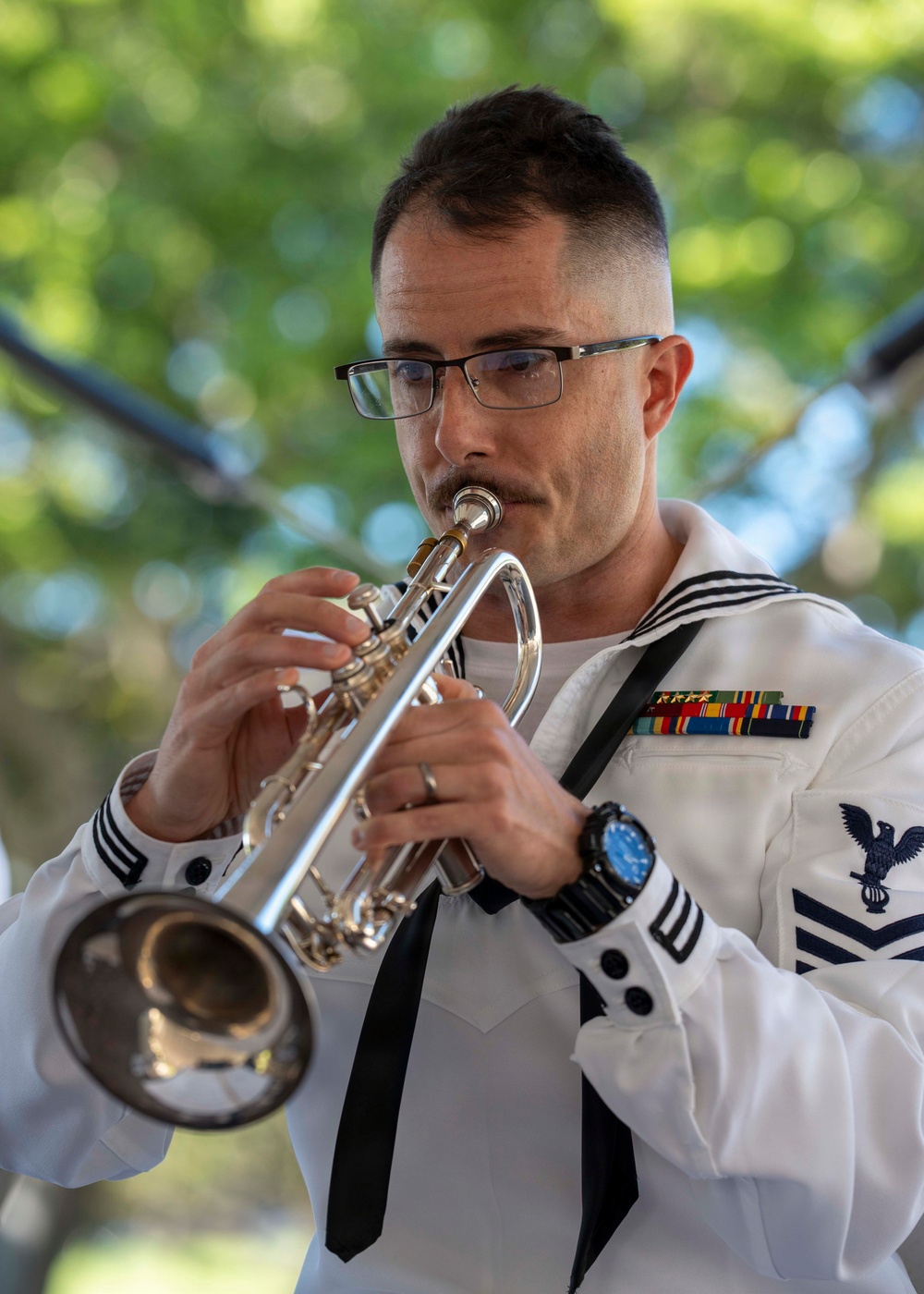Adm. Steve Koehler, commander, U.S. Pacific Fleet, attends the Araw ng Kagitingan ceremony at the National Memorial Cemetery of the Pacific