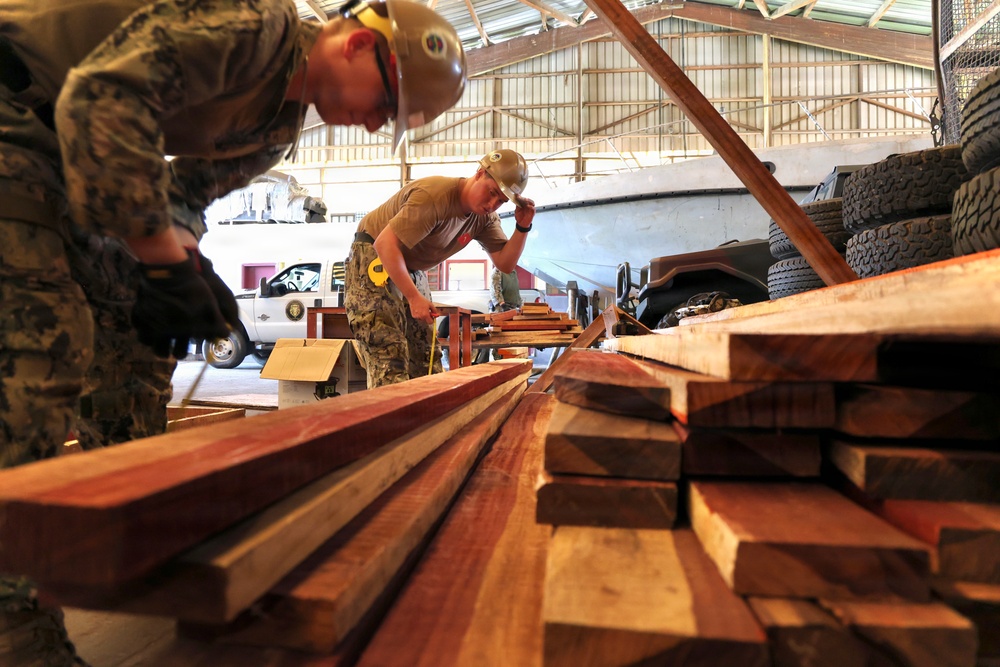 Seabees Conduct Construction Training with Partner Forces During Exercise Obangame Express 2026