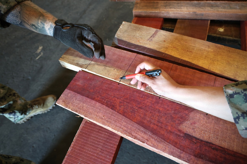 Seabees Conduct Construction Training with Partner Forces During Exercise Obangame Express 2026