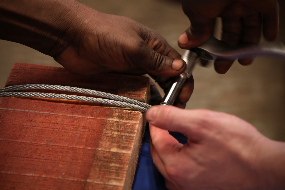 Seabees Conduct Construction Training with Partner Forces During Exercise Obangame Express 2026