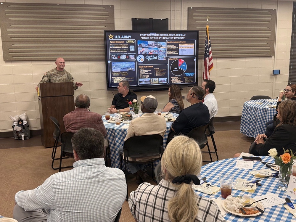 State of Garrison luncheon highlights installation success, readiness through community partnerships.