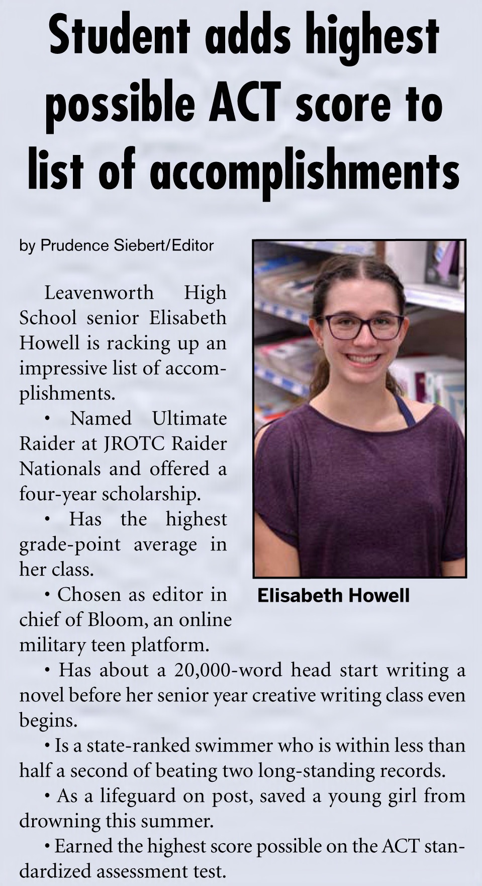 Fort Leavenworth Lamp earns awards in state journalism competition