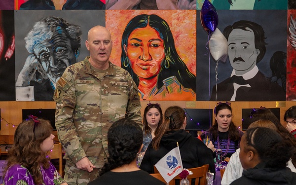 BHS hosts 'Purple Up!' breakfast for military connected students