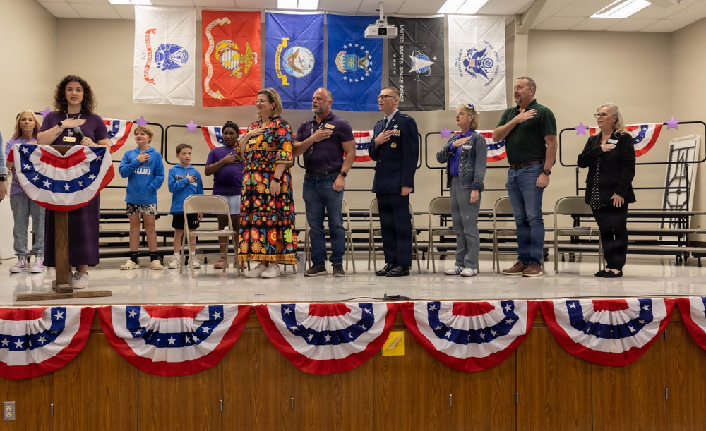 Grove Valley Elementary Purple Star Award