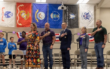 Grove Valley Elementary Purple Star Award