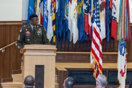 MSCoE, Fort Leonard Wood bid farewell to Arzabala, welcome Cummings during ceremony
