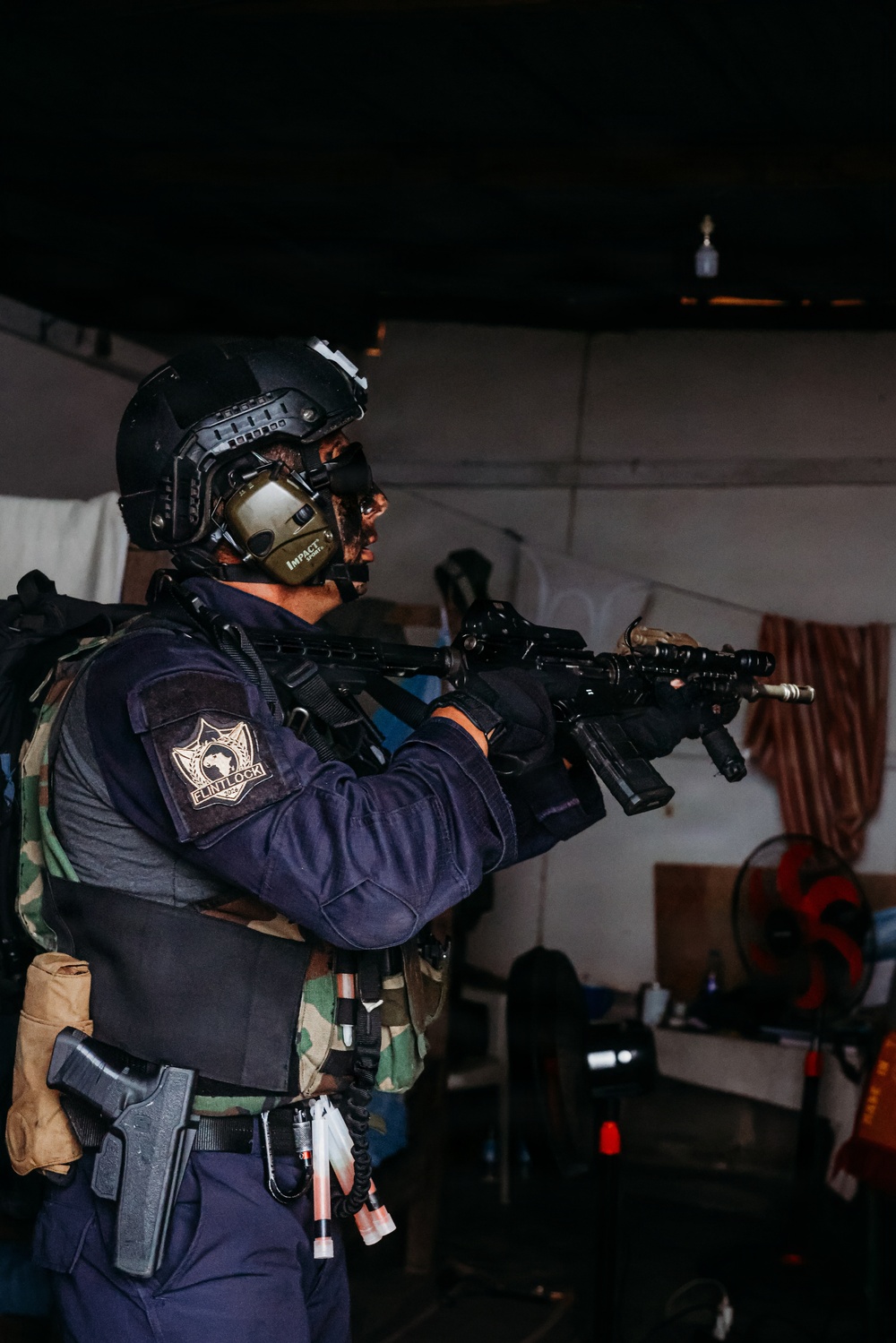 Tunisian armed forces execute breach and clear operations during exercise Flintlock 26