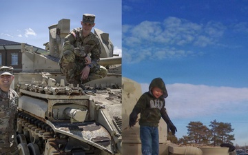 CW3 David Durbin and Spc. Christian Durbin