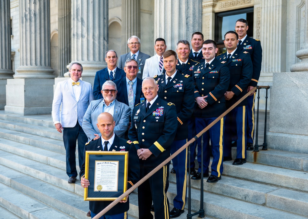 SC Guard Engineers recognized at SC State House