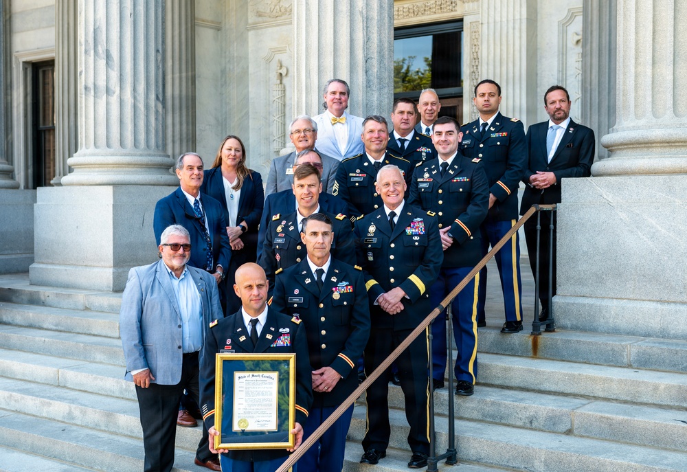 SC Guard Engineers recognized at SC State House