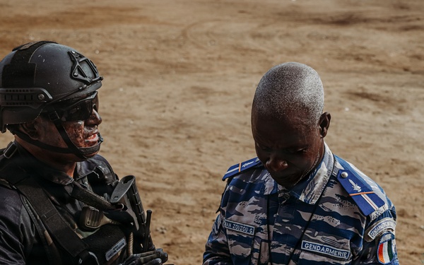 Tunisian armed forces execute breach and clear operations during exercise Flintlock 26