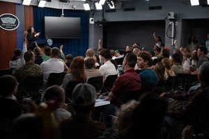 AFN Naples Radio News- USS Mount Whitney Distinguished Visitor Day and Post Iran Attack Press Briefing
