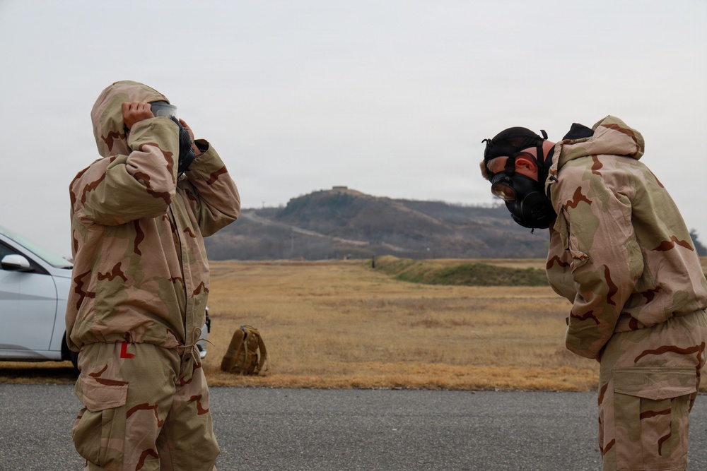 MWSS-174 removes a simulated downed aircraft at Kunsan Air Base, South Korea
