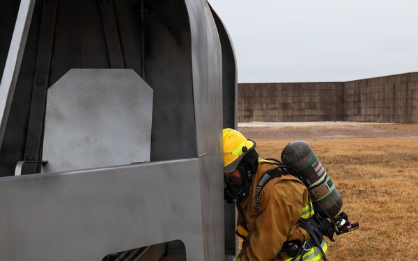 MWSS-174 removes a simulated downed aircraft at Kunsan Air Base, South Korea