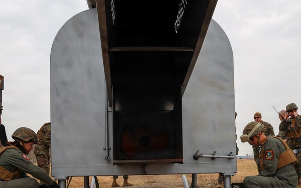 MWSS-174 removes a simulated downed aircraft at Kunsan Air Base, South Korea