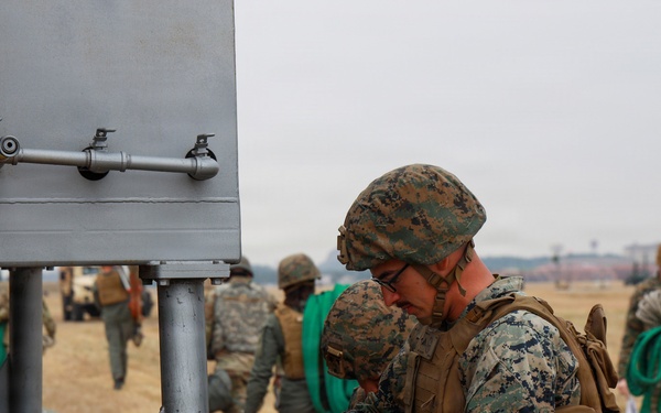 MWSS-174 removes a simulated downed aircraft at Kunsan Air Base, South Korea