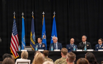 The 507th Air Refueling Wing participates in annual Tinker Air Force Base State of the Base Address