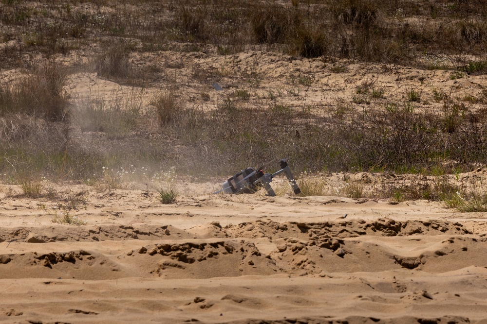 Bumblebee Drone Pilot Manually Intercepts Practice Target
