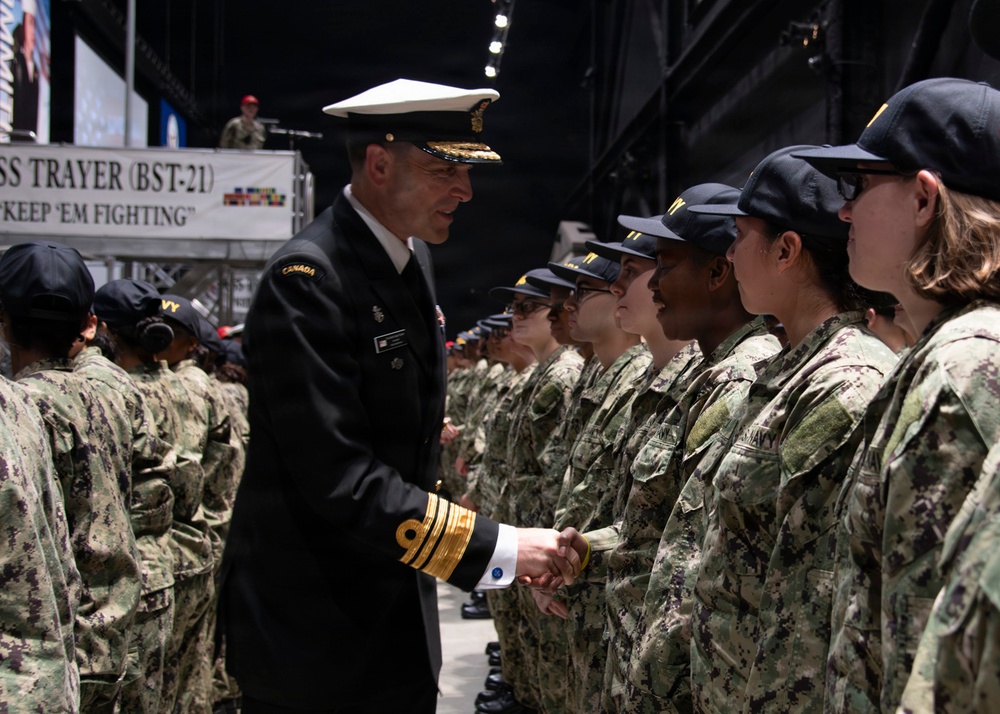 Recruit Training Command Capping Ceremony