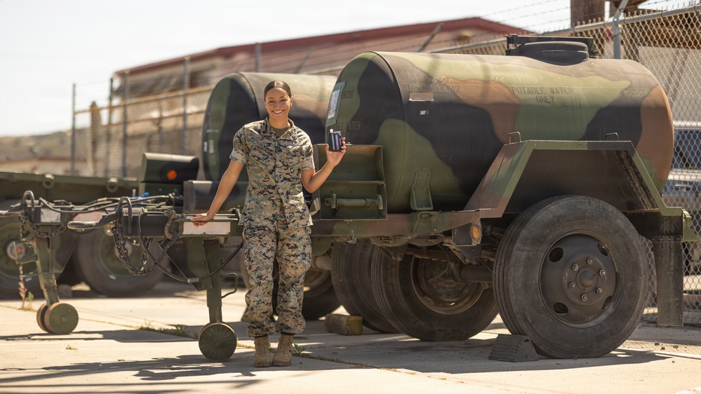 Petty Officer 2nd Class Alayopadron: 1st MLG’s Blue Jacket Recipient