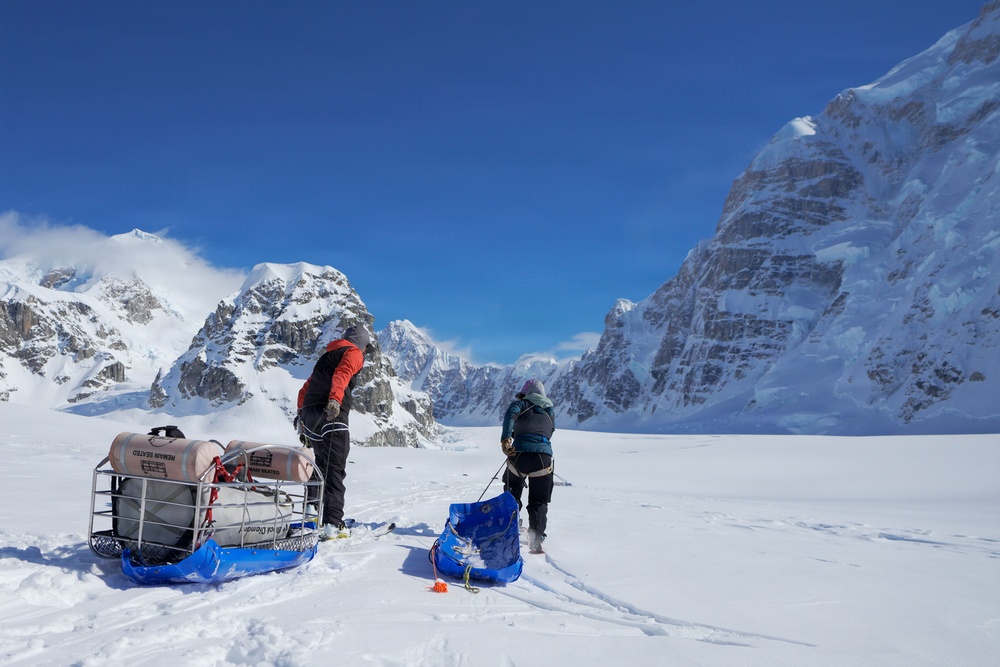 Alaska Army National Guard CH-47 crews support Denali Base Camp establishment