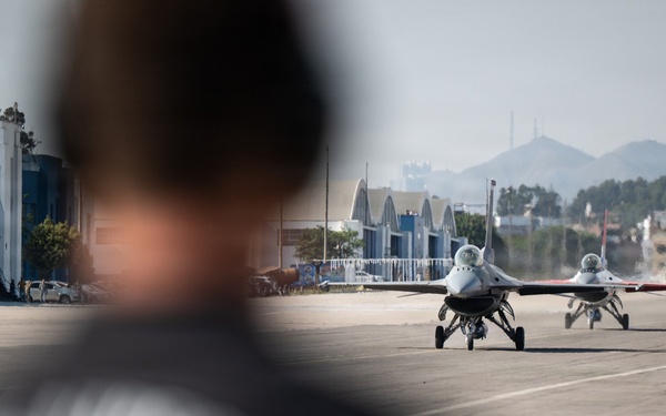 F-16 Viper Demo Team lands in Peru