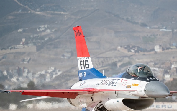 F-16 Viper Demo Team lands in Peru