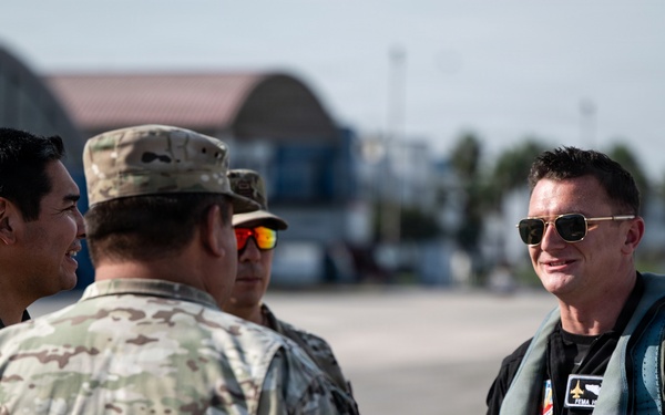 F-16 Viper Demo Team lands in Peru