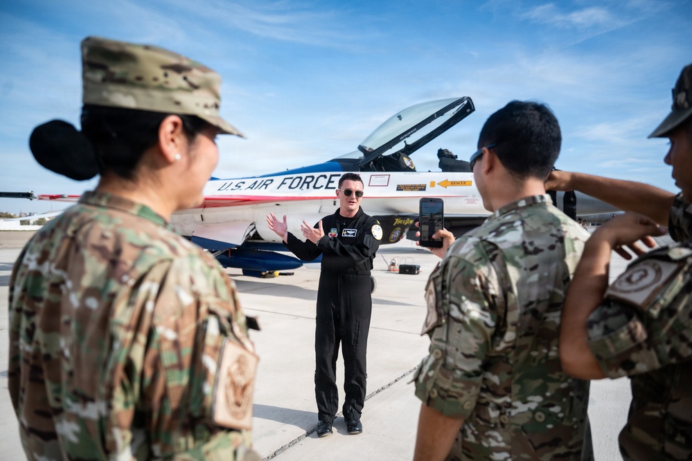 F-16 Viper Demo Team lands in Peru