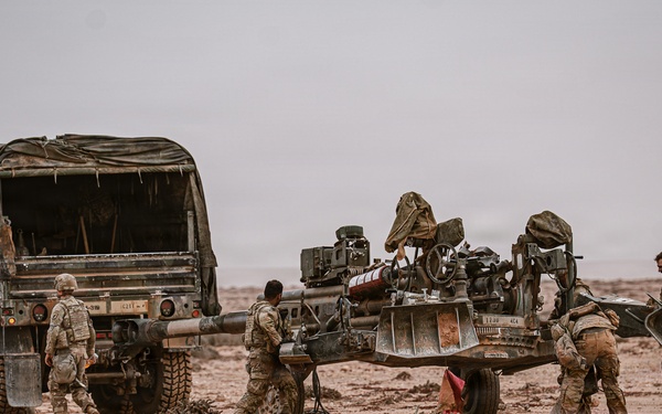 Paratroopers with 173rd Airborne Brigade validate gunnery skills during African Lion 26