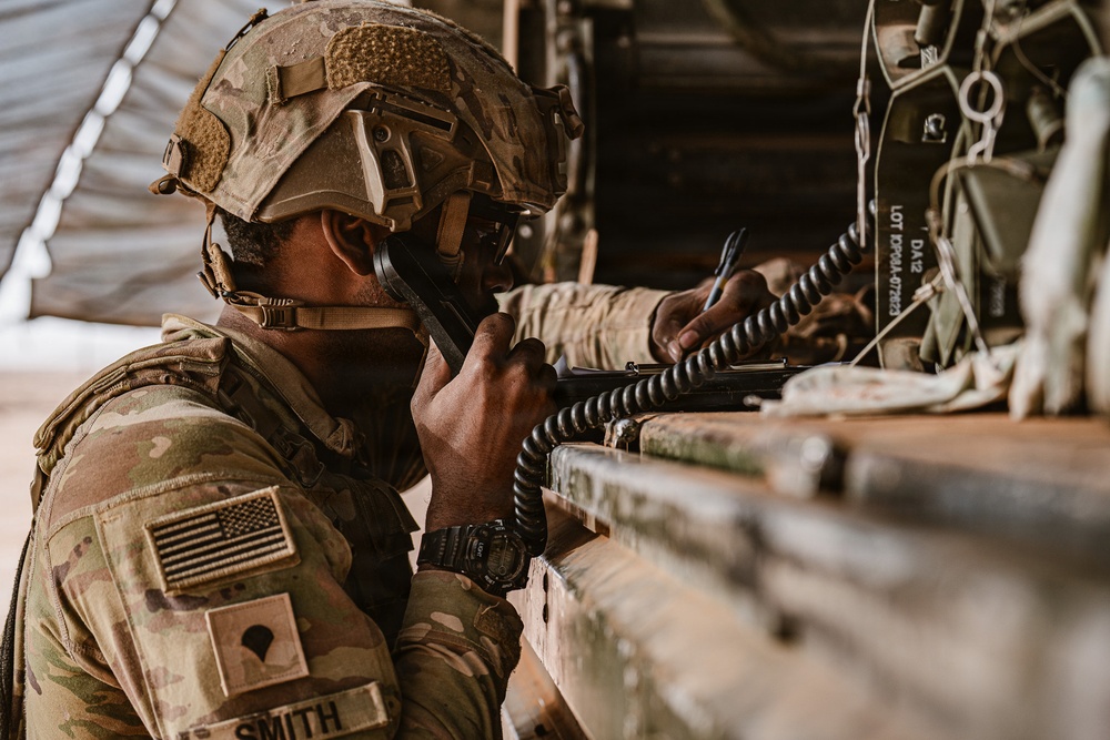 Paratroopers with 173rd Airborne Brigade validate gunnery skills during African Lion 26