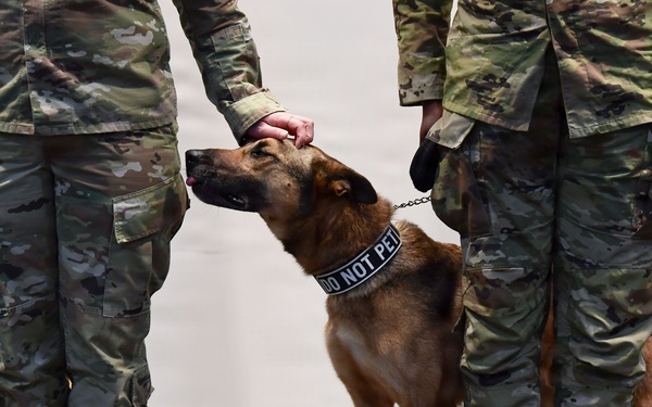 MWD Durango retires during ceremony