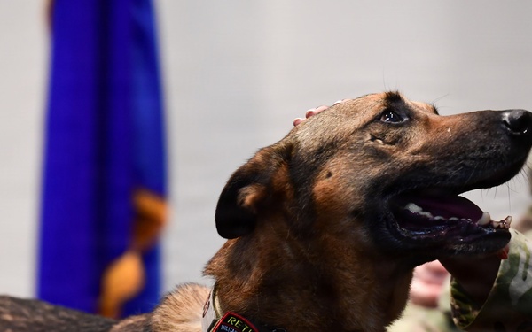 MWD Durango retires during ceremony