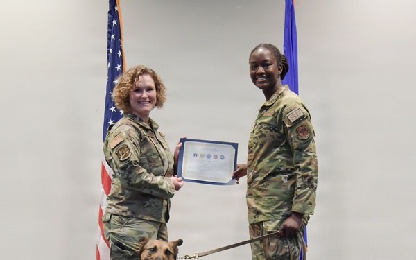 MWD Durango retires during ceremony