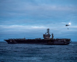 USS Nimitz Vertical Replenishment