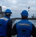 U.S. Sailors Observe Vertical Replenishment