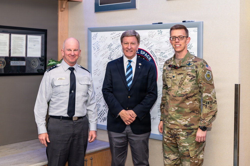 U.S. Representative Mike Rogers, chairman of the HASC, visits National Space Defense Center
