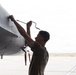 Airmen work on the life-saving automatic ground collision avoidance system
