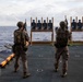 11th MEU Marines, Sailors Conduct Marksmanship Training Aboard USS Boxer