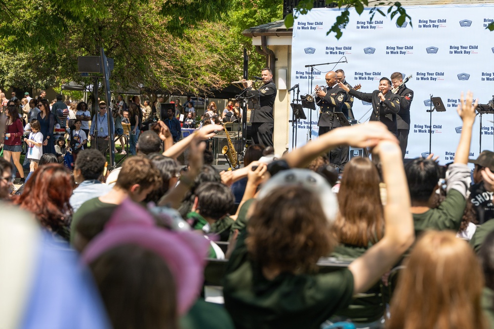 U.S. Navy Band Cruisers perform at the Pentagon