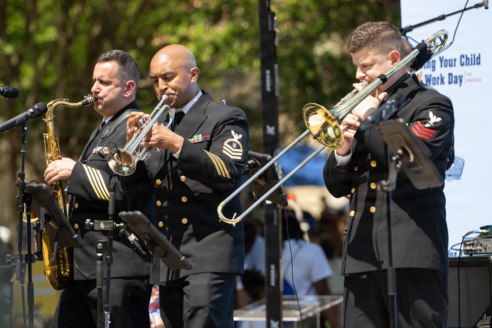 U.S. Navy Band Cruisers perform at the Pentagon