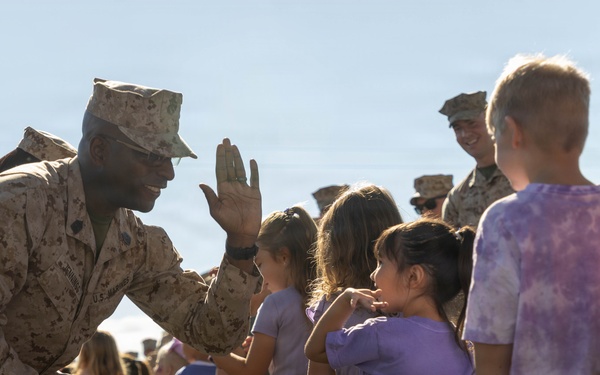 The Combat Center hosts a Month of the Military Child parade.