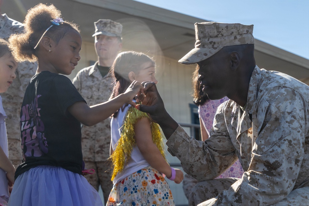 The Combat Center hosts a Month of the Military Child parade.