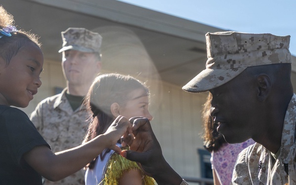 The Combat Center hosts a Month of the Military Child parade.