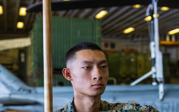 11th MEU Marines, Sailors Drill During Corporals Course Aboard USS Boxer