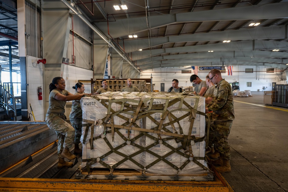 Relief Supplies for Typhoon Sinlaku