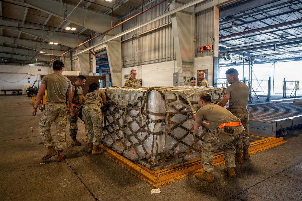 Relief Supplies for Typhoon Sinlaku