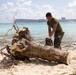 11th MEU Marines, Sailors Clean Up Ypao Beach In Response to Super Typhoon Sinlaku