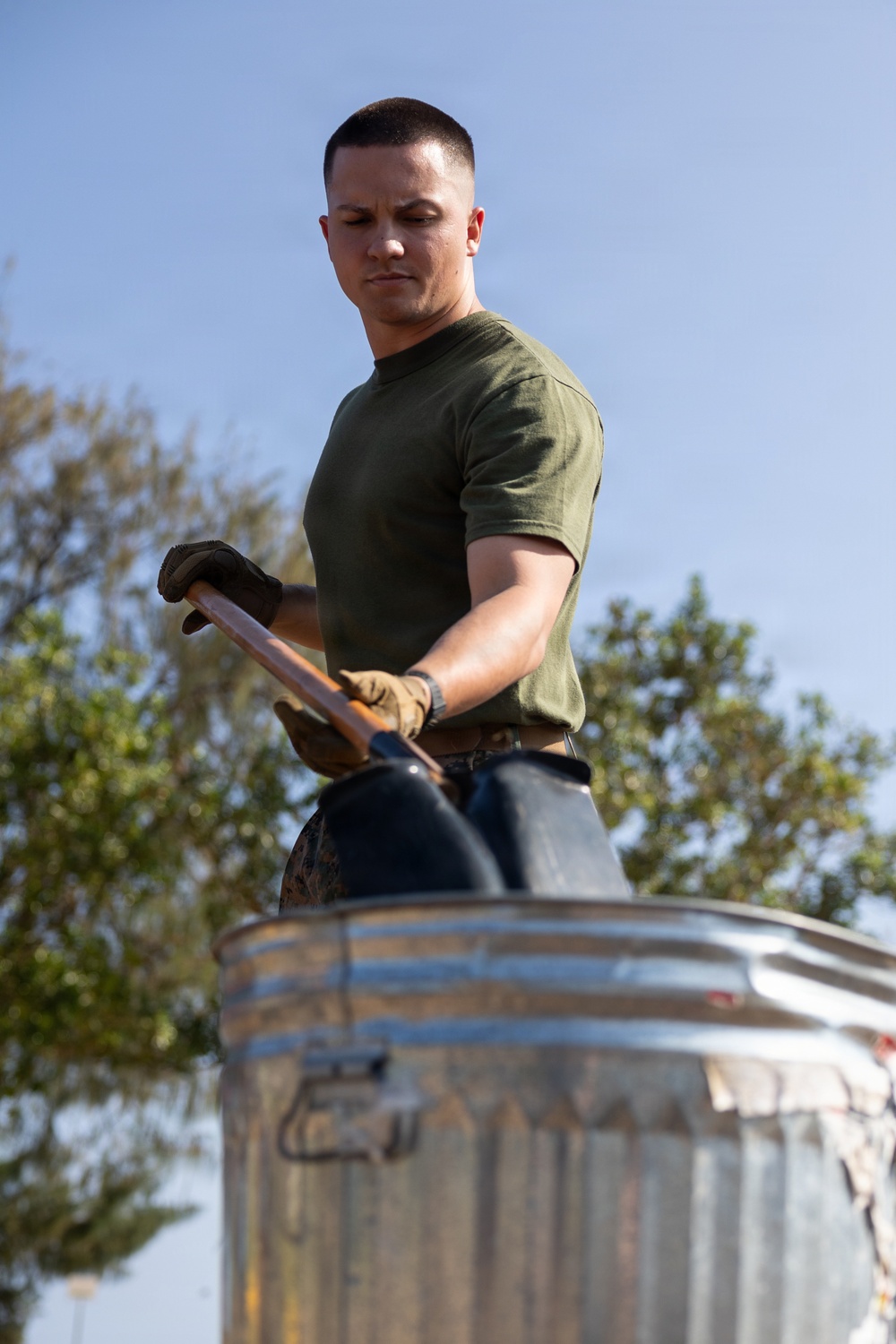 11th MEU Marines, Sailors Clean Up Ypao Beach In Response to Super Typhoon Sinlaku