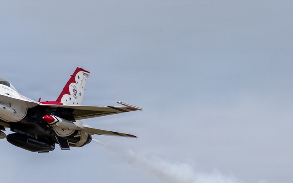 Thunderbird #8 performs site survey prior to Wings Over Solano